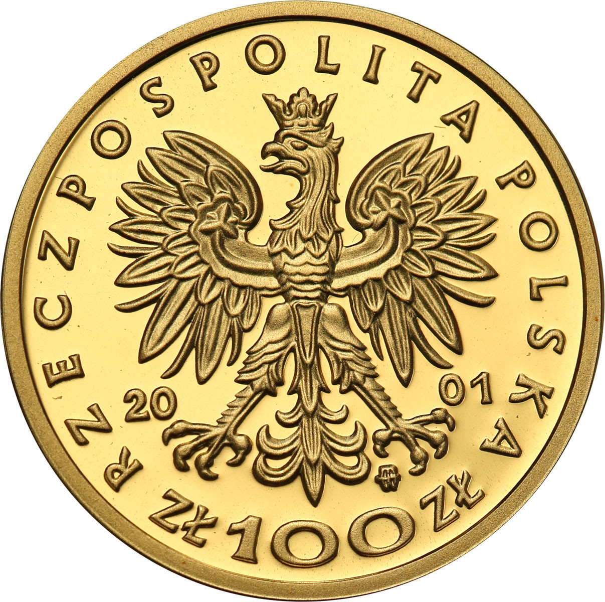 III RP. 100 złotych 2001 Jan III Sobieski